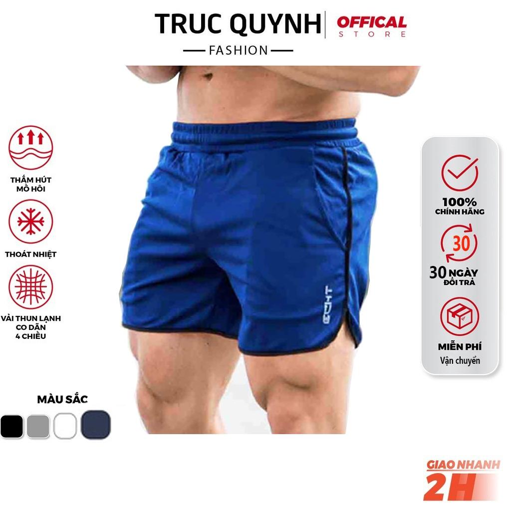 Quần Đùi Thun lạnh Thể Thao Nam Quần Đùi Tập Gym Chất liệu vải co giãn 4 chiều QSGM002