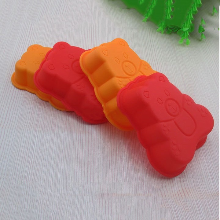 Khuôn silicon hình gấu