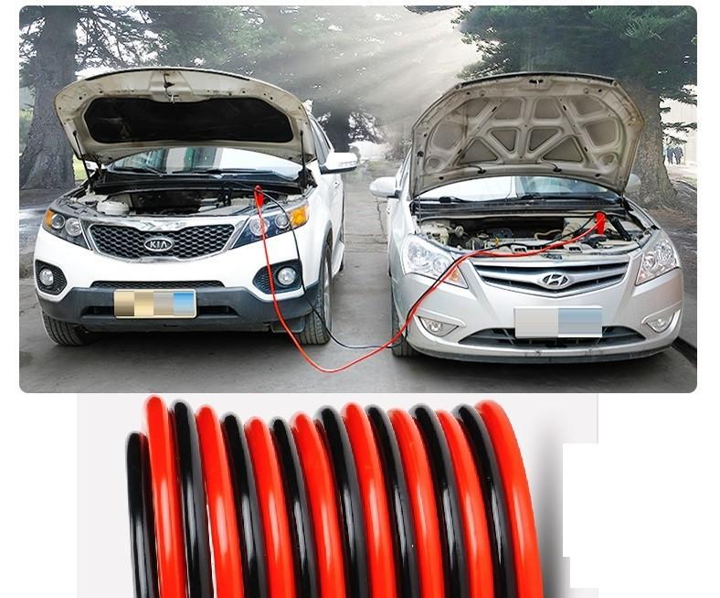 Dây Câu Kích Bình Ắc Quy Cứu Hộ Ô Tô Xe Hơi Khẩn Cấp Dài 2.5 Mét
