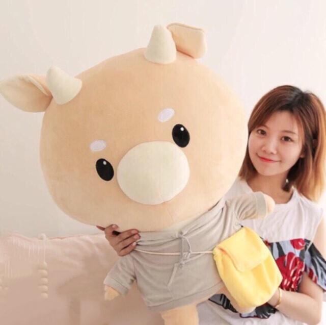 THÚ BÔNG BÒ CHĂM CHỈ 60CM