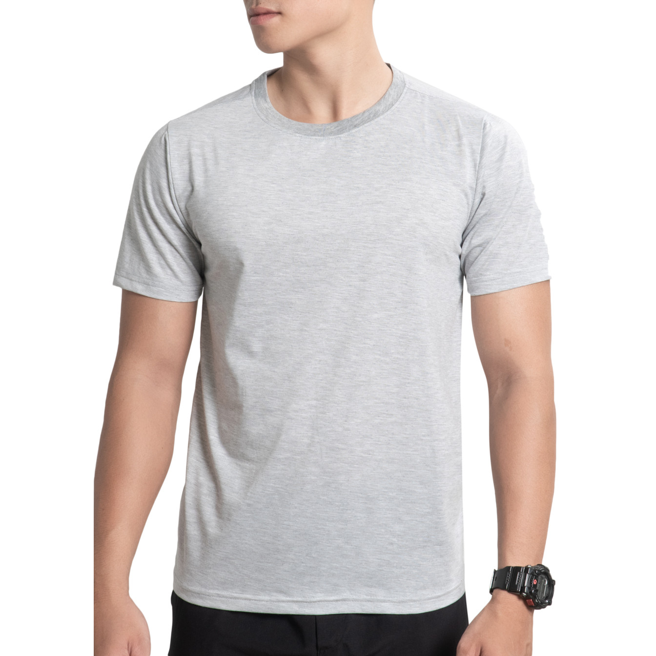 Áo Thun Nam cổ tròn TSIMPLE áo phông trơn basic tay ngắn vải cotton co giãn, dày dặn , form chuẩn nhiều màu