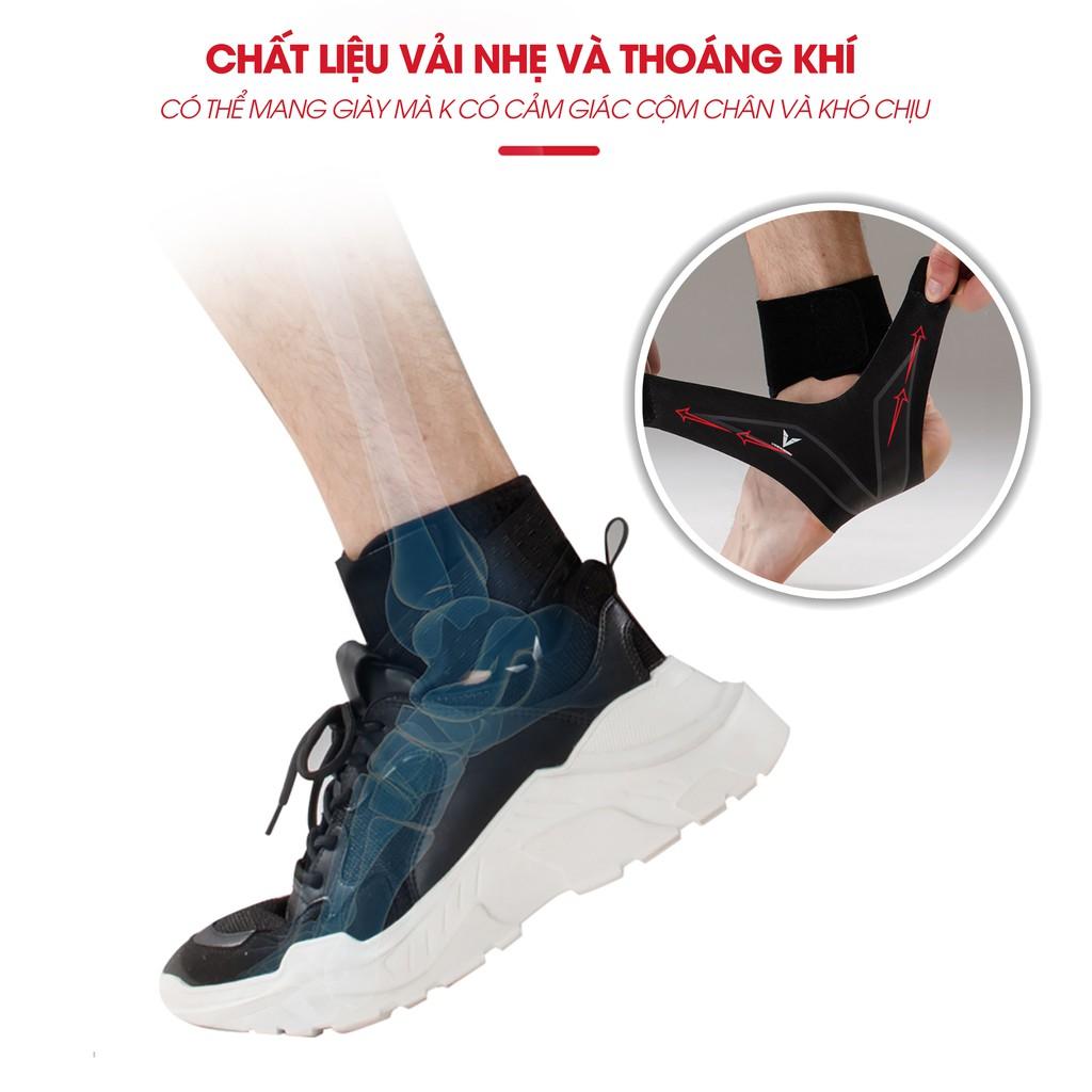 Đai Bảo Vệ Cổ Chân Veidoorn Có Đai Trợ Lực Tập Gym, Đai Bó Cổ Chân Bảo Vệ Mắt Cá