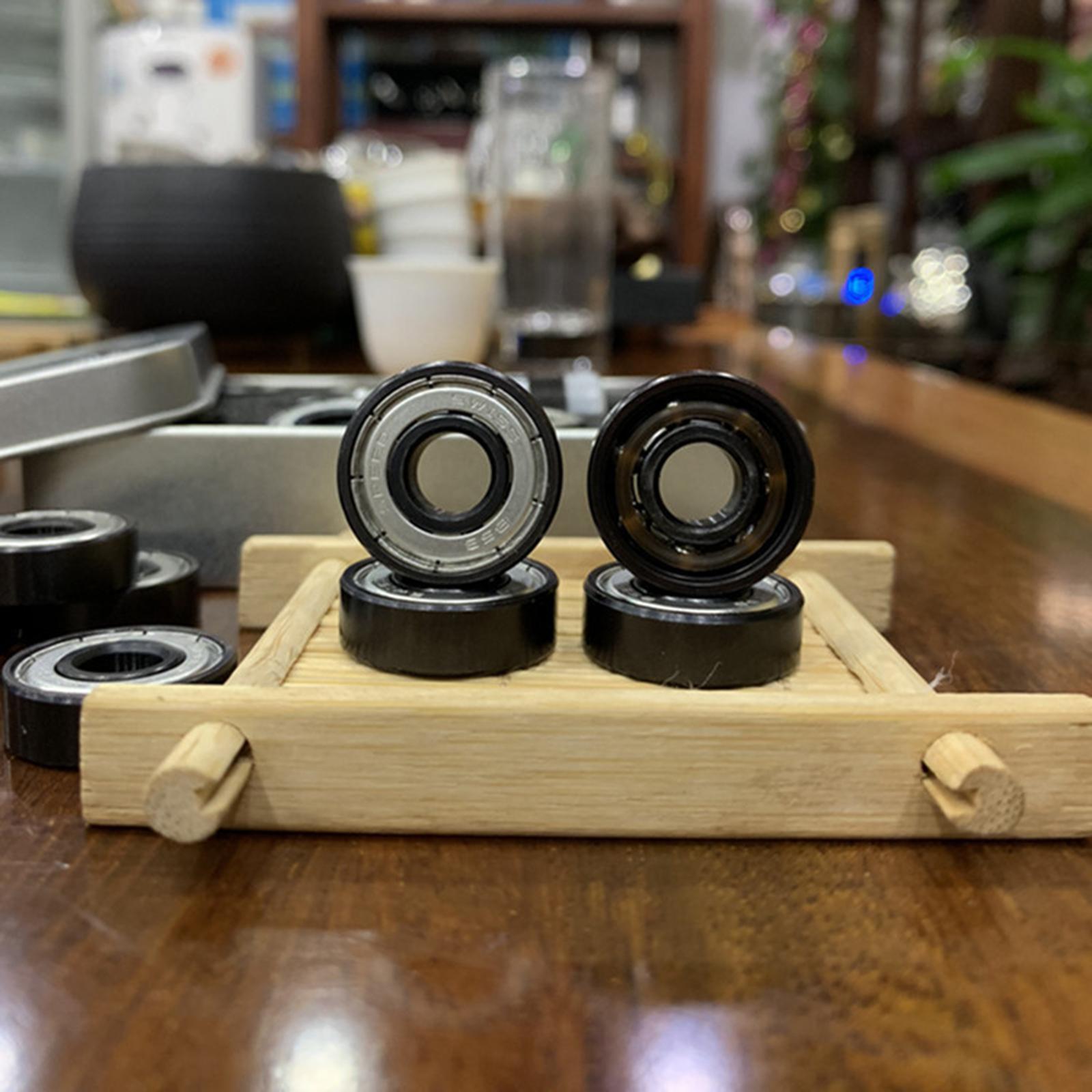 16Pcs Pro Replacement 608 Skateboard Bearings Longboard Skate Board Wheels Spare Part