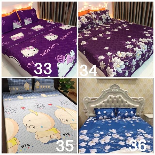 Combo Ga Chun Kèm Vỏ Gối Poly Cottong