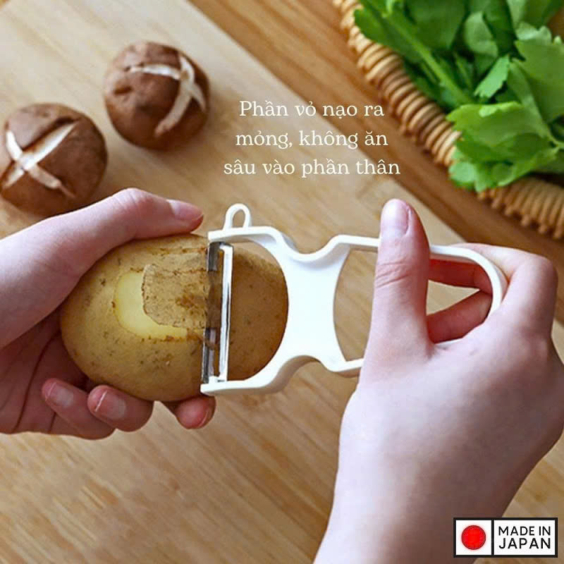 Dụng cụ gọt vỏ rau củ Echo Metal 110mm - Hàng Nội Địa Nhật Bản