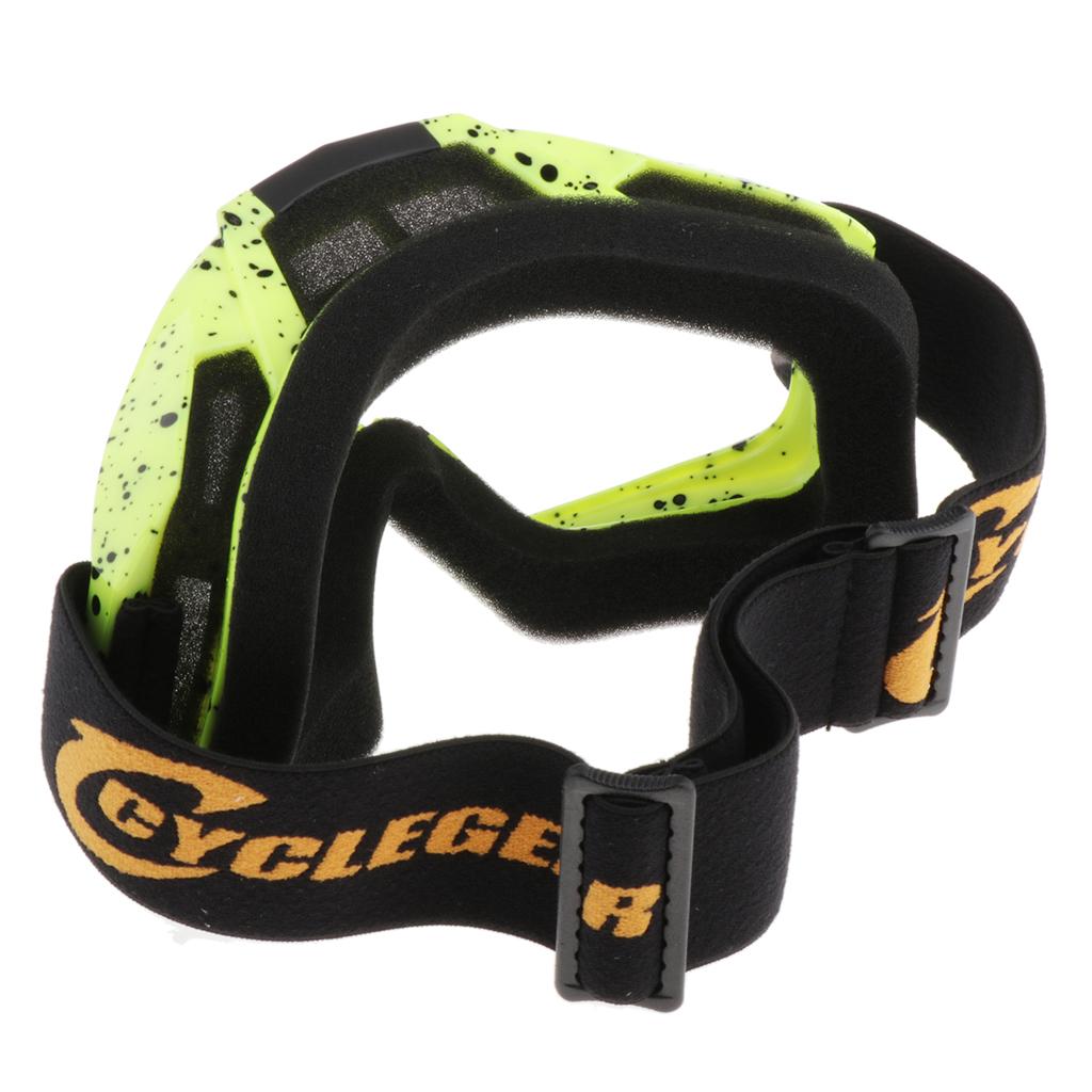 Motorcycle Riding Helmet Goggles, ATV Dirt Bike Racing Goggle Eyewear with Adjustable Headband for Men Women Adults' Cycling Skiing