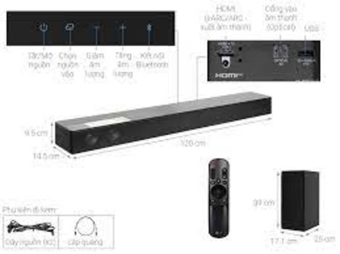 Loa SoundBar LG SH7Q 5.1CH - HÀNG CHÍNH HÃNG