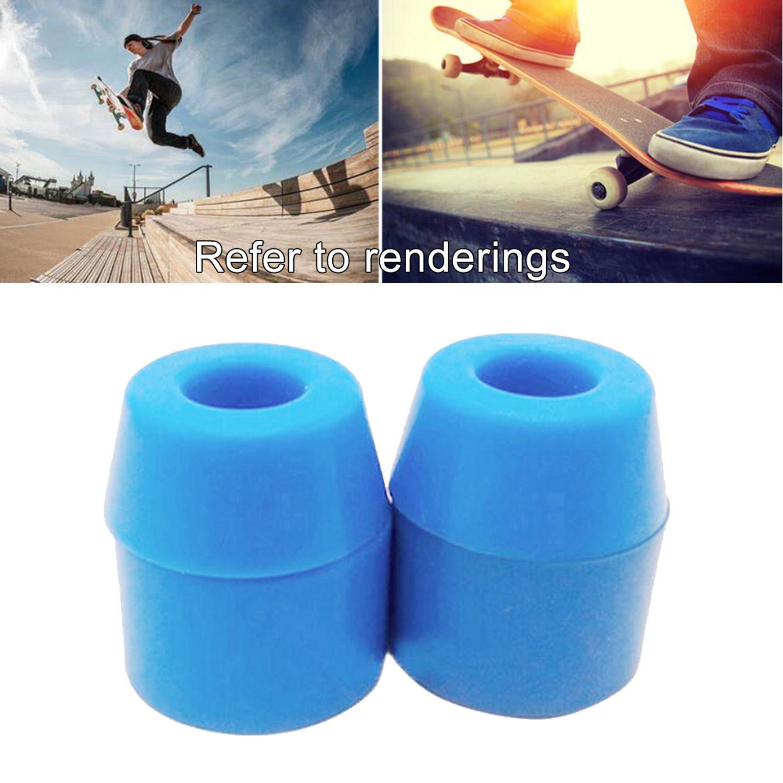 4x 92A Skateboard Truck Bushing Longboard Replacement Bushings Blue