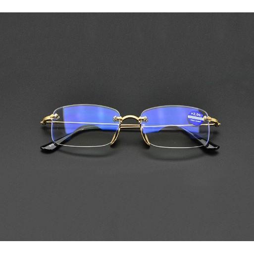 Kính lão thị trung niên HAI TRÒNG xa gần gọng GOLD vàng KT92UNIQUI