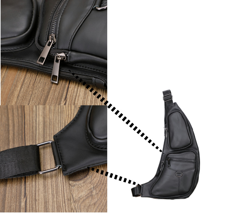 Túi đeo chéo nam DA THẬT cao cấp phong cách mới – BEE GEE DCN9404