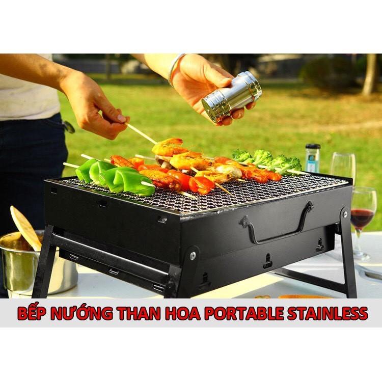 Bếp nướng than Có Quai Xách Gấp Gọn