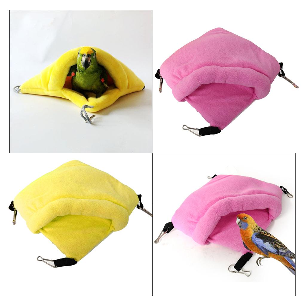 Pet Bird Parrot Sleeping Bed Cotton Hammock for Small Parakeets