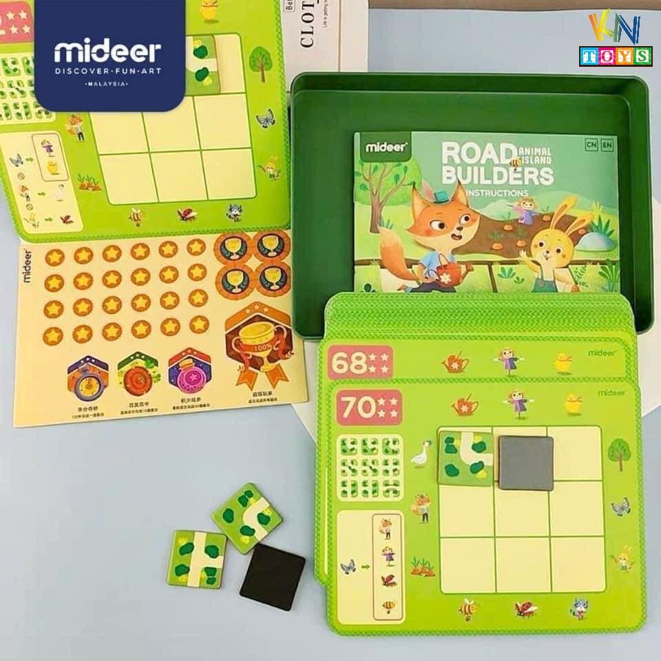 Đồ chơi tìm đường trên đảo Road Builder Animal Island MD2076 – chính hãng Mideer (cho bé từ 5+)