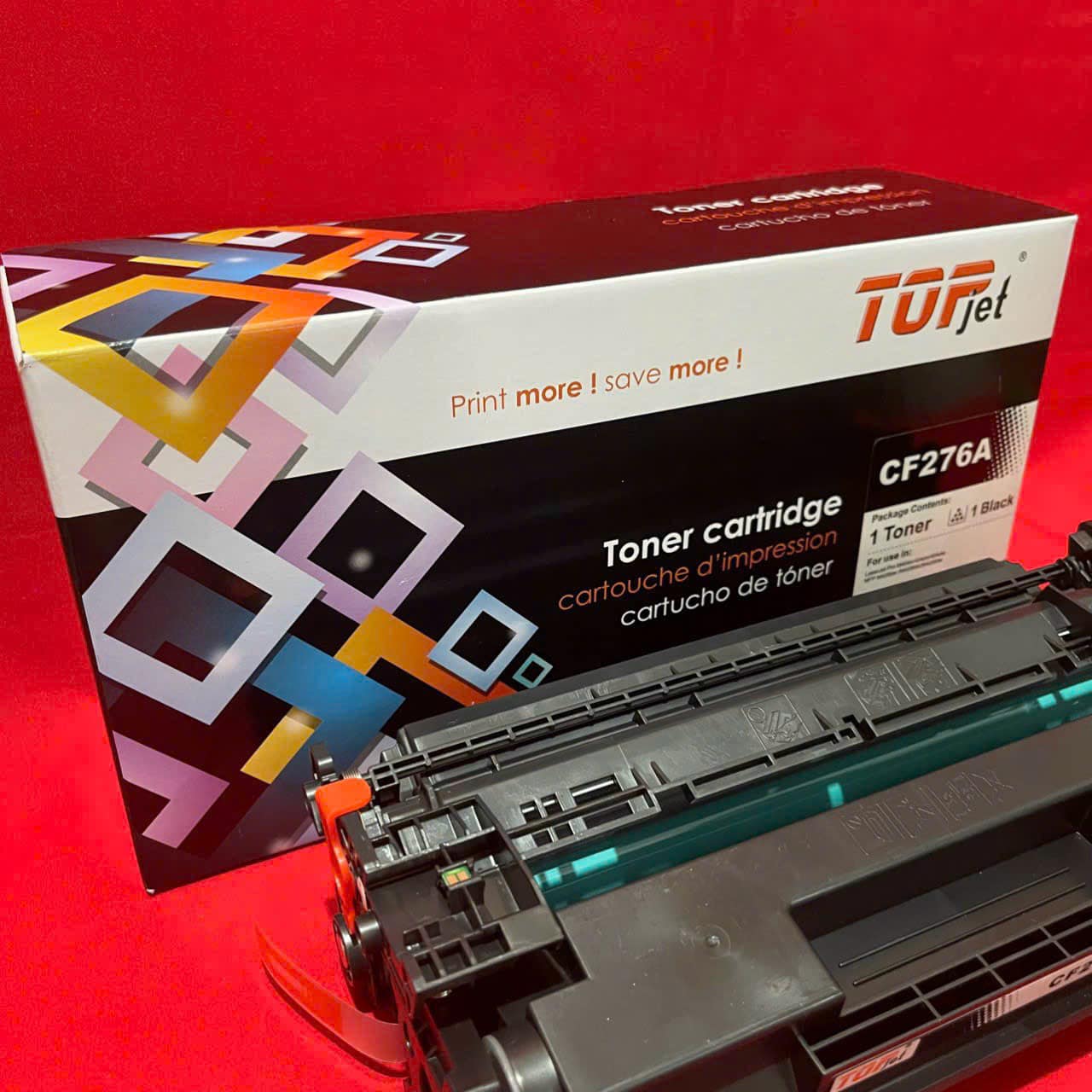 Hộp mực Topjet 76A/057 CÓ CHIP cho máy in Hp HP M404n, M428DW  Hàng Chính Hãng