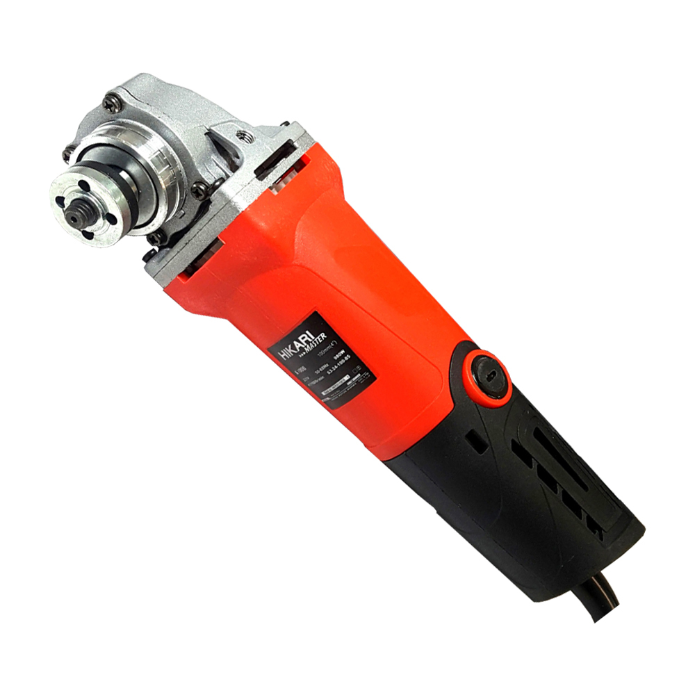 Máy Mài Cắt Góc Cầm Tay Hikari Master K100B Công Suất 980W, Đường Kính Đĩa 100mm, Mài Kim Loại, Gỗ, Đá, Cắt Bàn, Công Tắc Đuôi – Hàng Chính Hãng