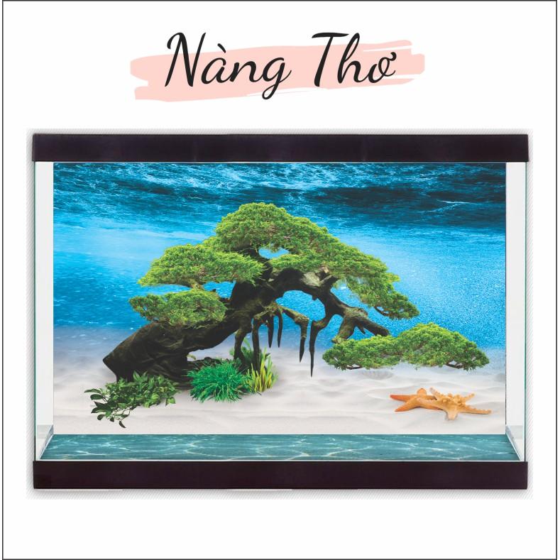 Decal dán Hồ Cá 3D_SIÊU ĐẸP