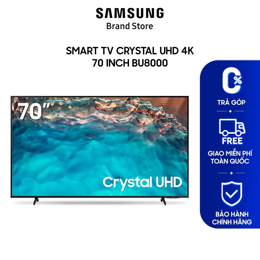 Smart Tivi Samsung Crystal UHD 4K 70 inch BU8000 2022-Hàng chính hãng