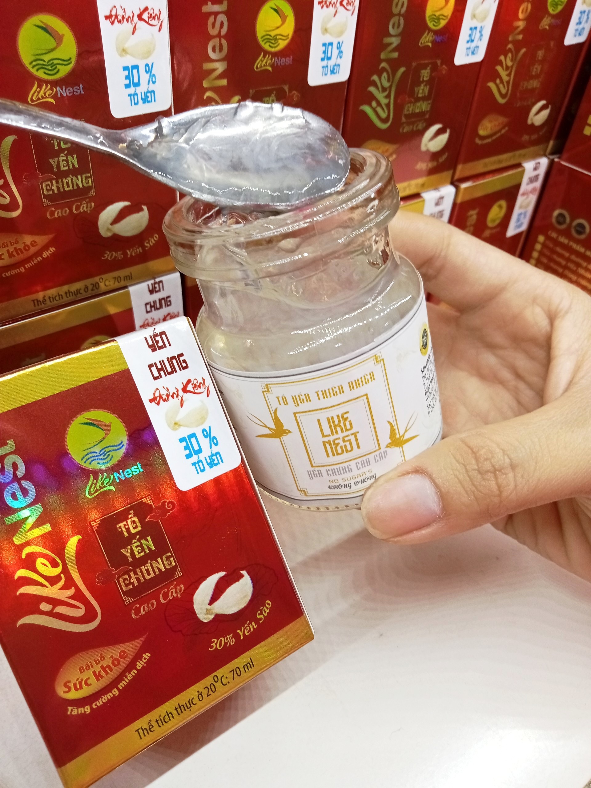 Yến Chưng Đường Kiêng LikeNest 30% Tổ Yến