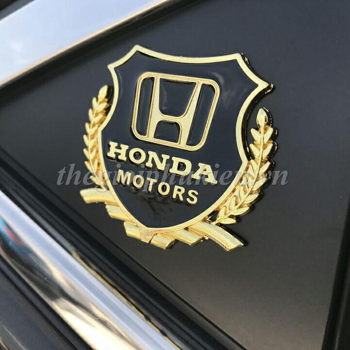 Bộ 2 Logo dạng Bông lúa dành cho xe Honda