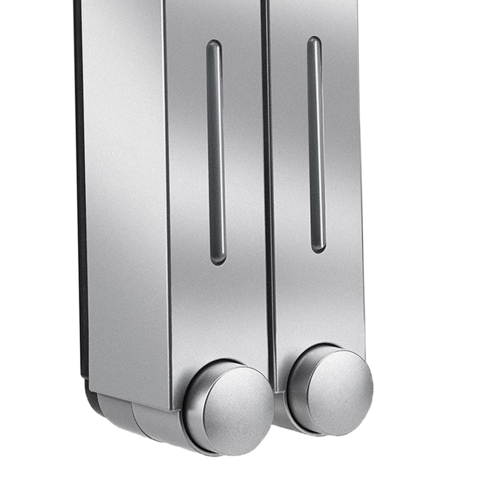 2x Bathroom Soap Dispenser Shower Shampoo Gel Pump Bottle Home Hotel Cafe