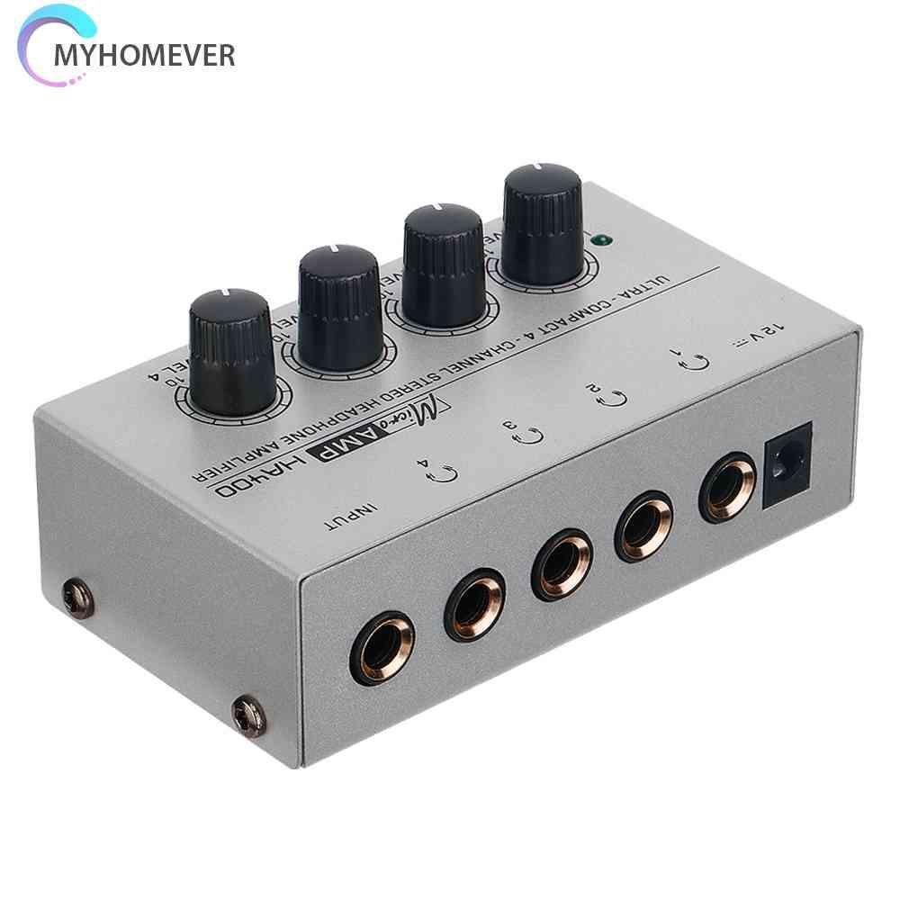 Ultra Bộ Khuếch Đại Âm Thanh 4 Kênh Chuyên Dụng Cho Studio