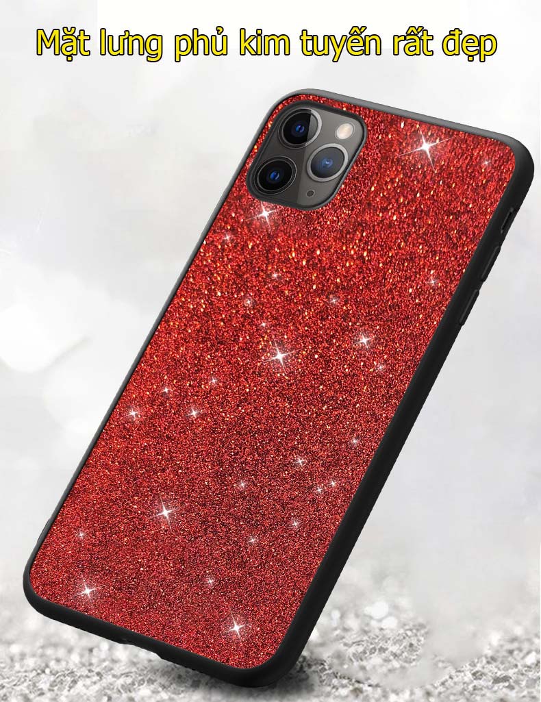 Ốp kim tuyến cho iphone 12 pro max rất đẹp