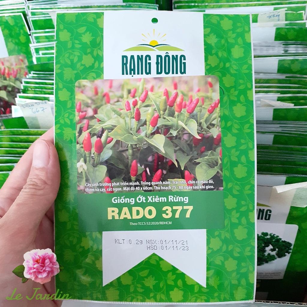 Hạt giống ớt xiêm rừng Rado 377 gói 0,2gr