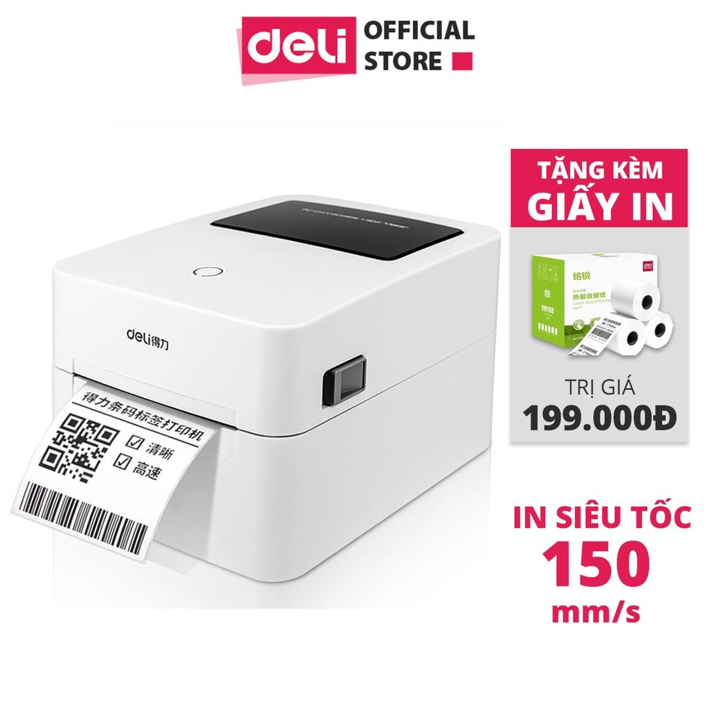 Máy In Nhiệt Deli Cao Cấp Chính Hãng - In Đơn Hàng, Hóa Đơn, Bill TMĐT - Kết Nối USB - DL-720C