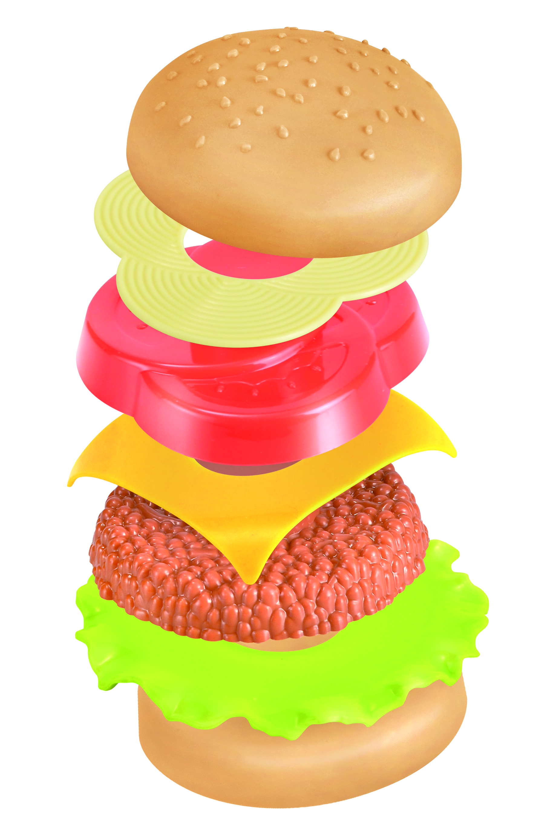 Đồ Chơi Nấu Ăn Humburger 3 TOONYKIDS - Đồ Chơi Nhà Bếp Cho Bé - Hamburger TN079