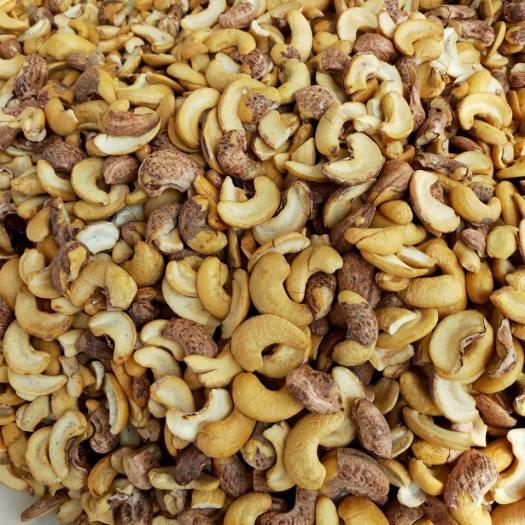 Túi giấy 500g Hạt điều bể/vỡ lớn (bể đôi, bể ba) Hoàng Linh Linh thơm ngon giòn béo, rang mới hàng ngày