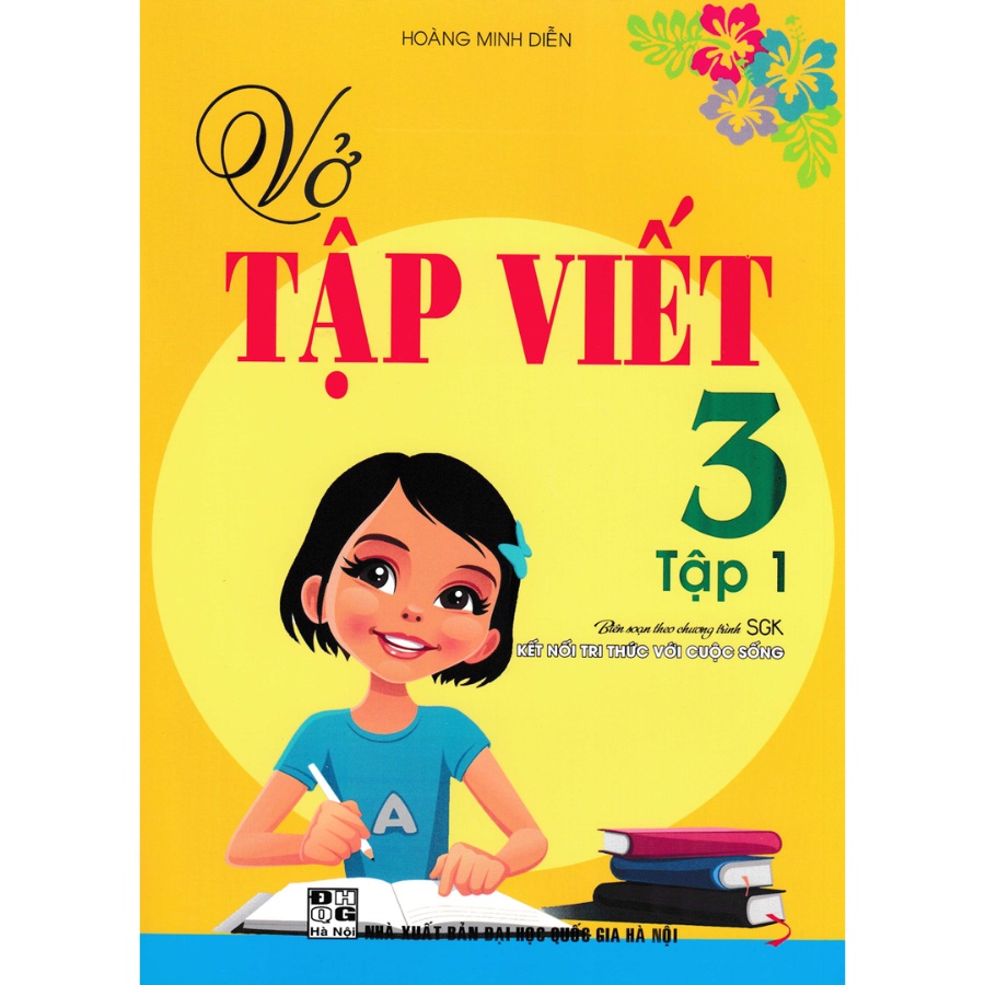 Combo Vở Ô Li Theo Mẫu Chữ + Vở Tập Viết Lớp 3 (Bám Sát SGK Kết Nối Tri Thức Với Cuộc Sống, Bộ 4 Cuốn - HA)