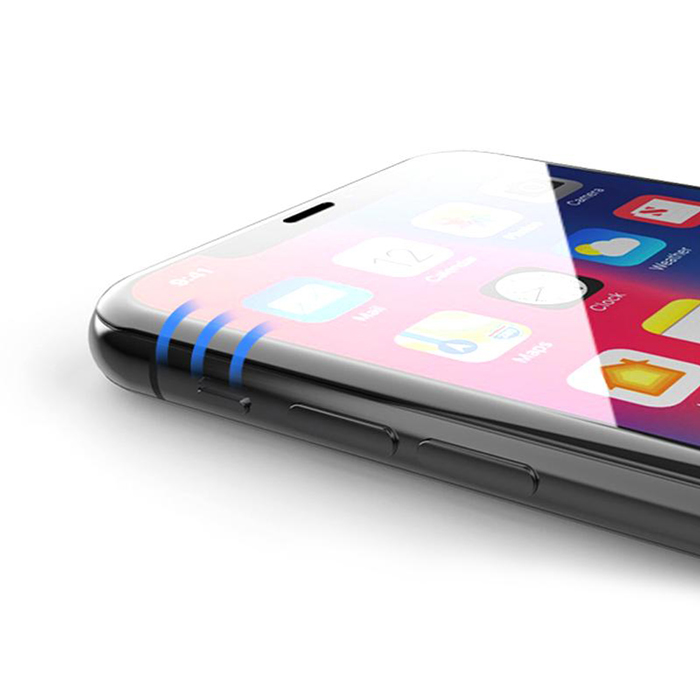 Dán cường lực cho iPhone Xs Max Full 3D MIPOW KING BULL - Hàng chính hãng