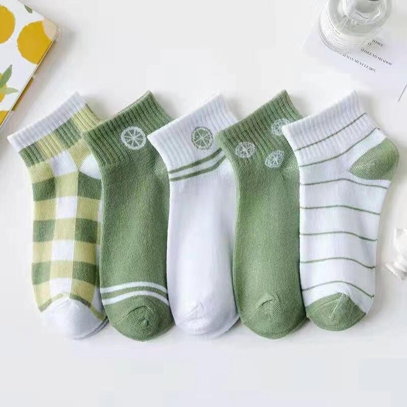 Set 5 đôi tất hình các loại dễ thương, tất nam nữ Hàn Quôc siu hot- M002