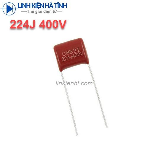 TỤ ĐỎ 224J 400V 224 400V 0.22UF CBB22