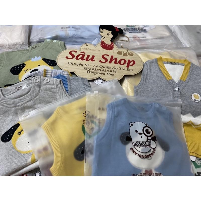 Áo len gile mềm mịn cho bé