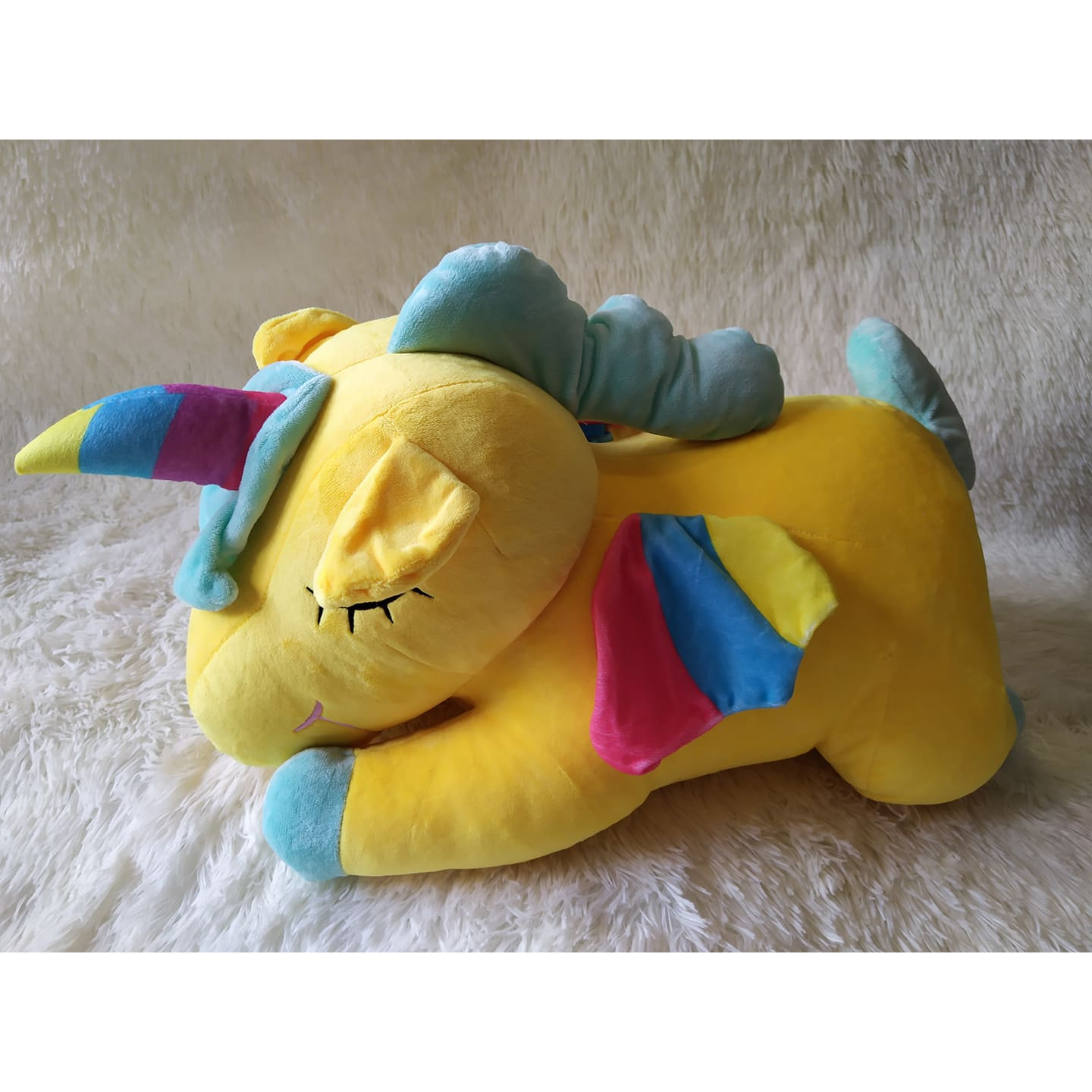 NGỰA PONY NẰM MÀU VÀNG ( 60cm)