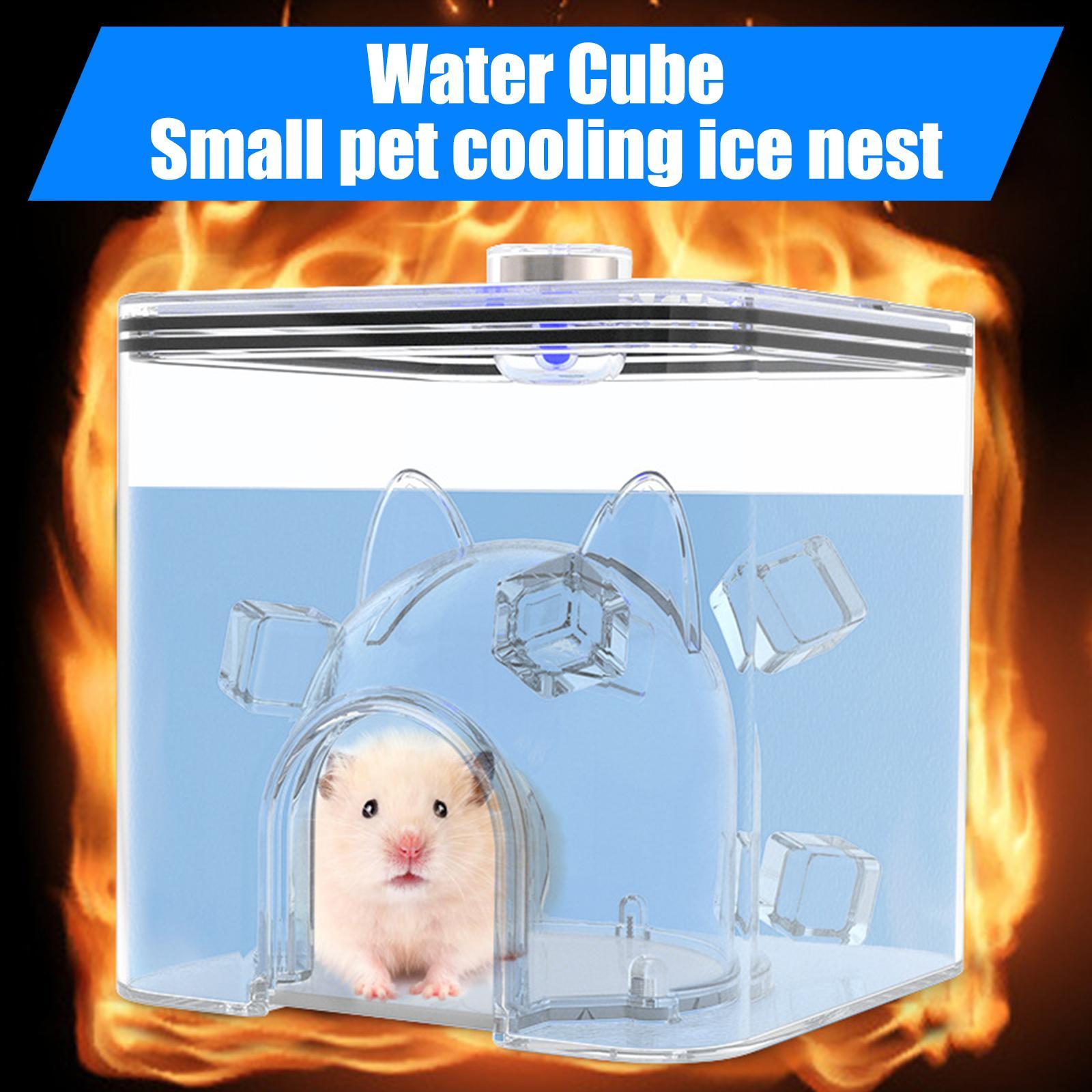 Hamster Summer House Small Pet Hideout Plastic Ice House for Hamster Rat