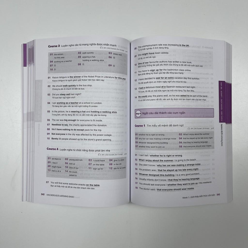 Hacker IELTS Basic - Listening - Bản Quyền
