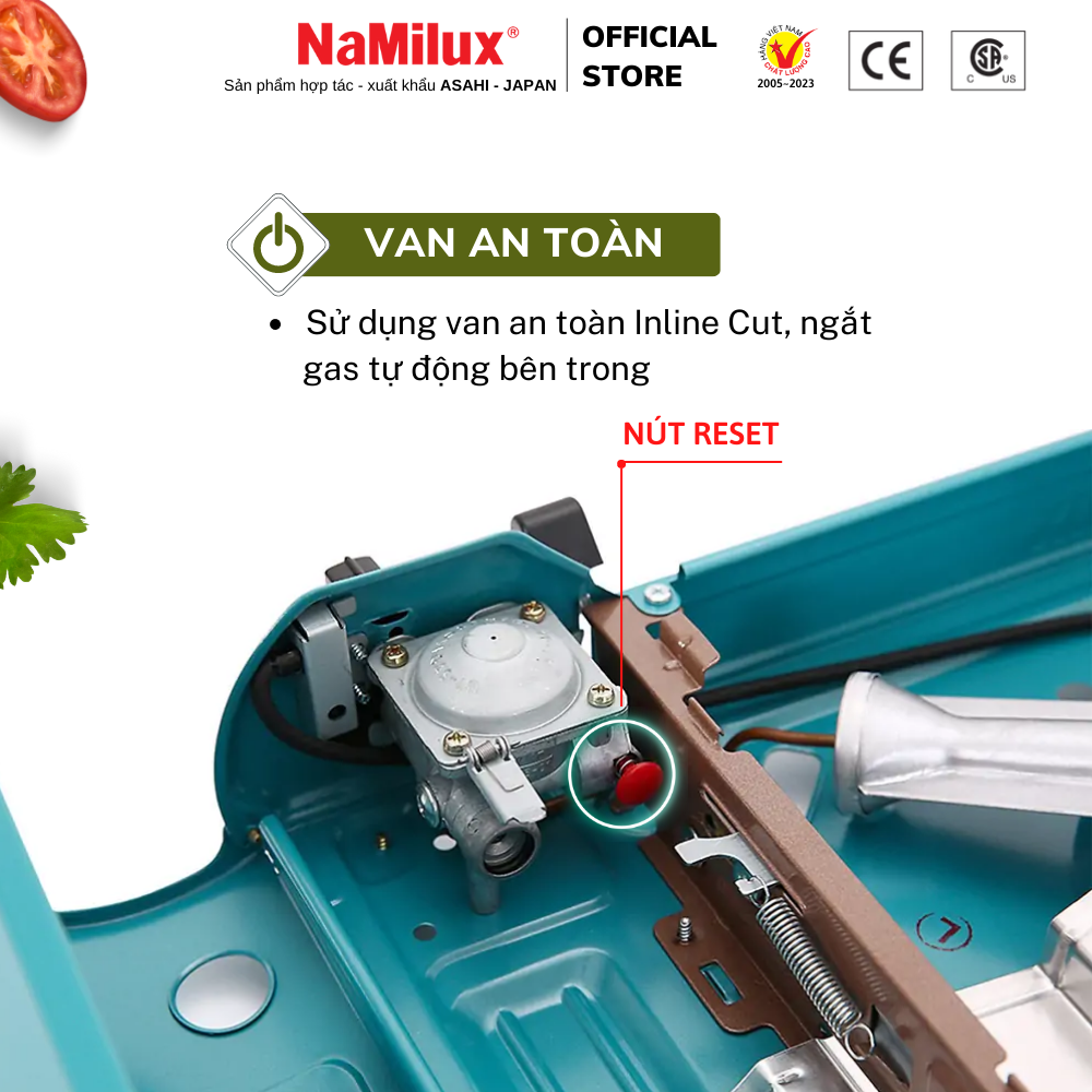 Bếp gas Mini Cao Cấp Namilux NH-P3031PS-Hàng Chính Hãng