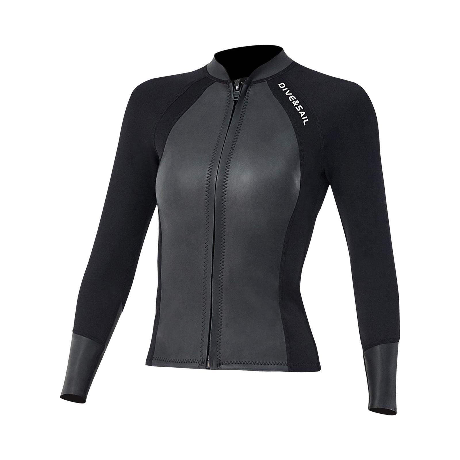 Wetsuit Top Scuba Diving Suit Long Sleeve Wetsuits Jacket Dive Suit for Snorkeling