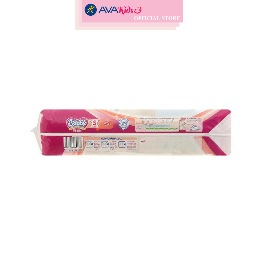 Tã dán Bobby size S 54 miếng (4 - 8 kg)