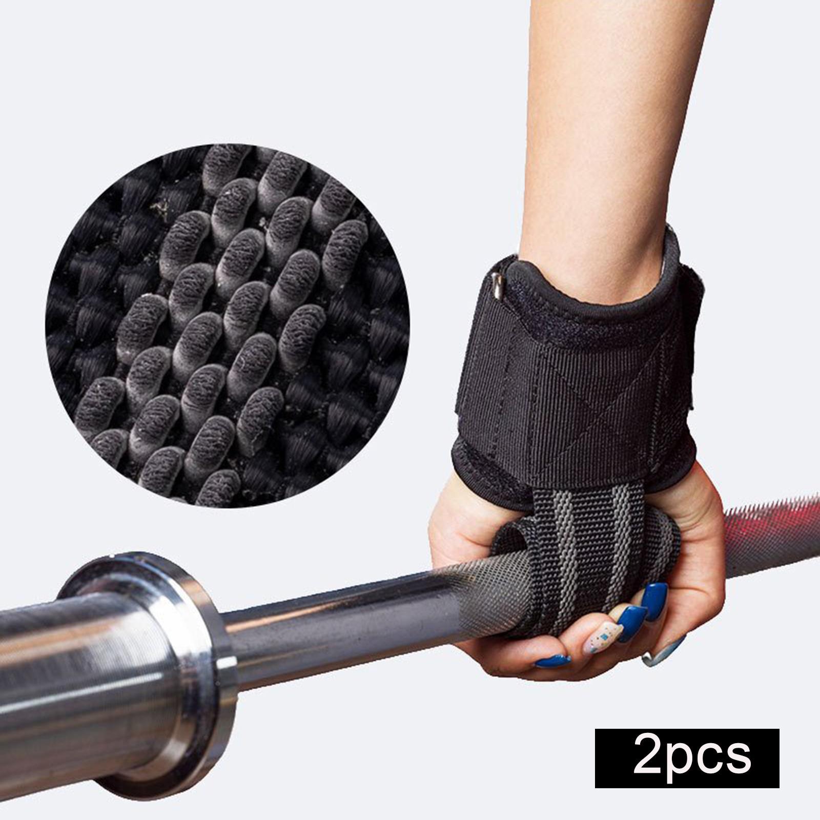 2x Weight Lifting Straps Wrist Support Protective Gear workout