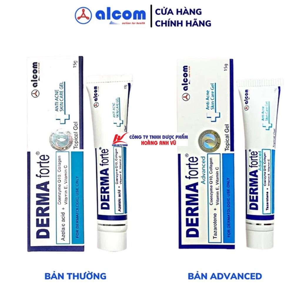 DERMA FORTE &amp; DERMA FORTE ADVANCED - SẠCH MỤN, DƯỠNG DA, MỜ THÂM