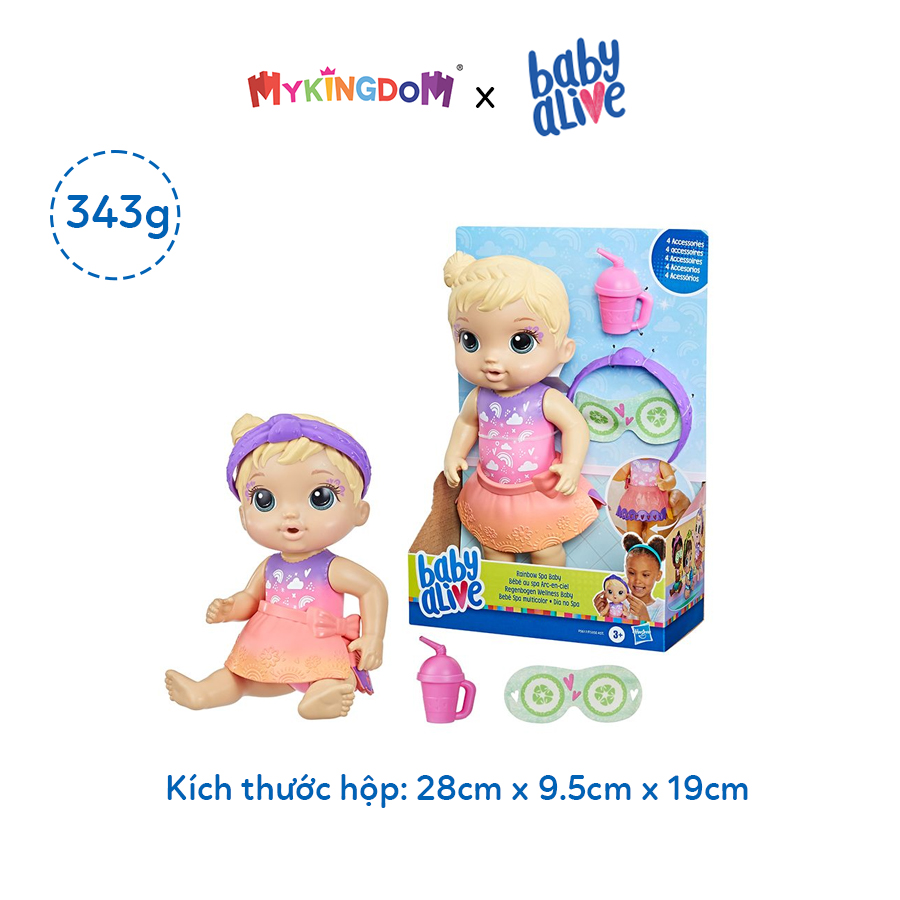 Đồ Chơi BABY ALIVE Thư Giãn Spa Cùng Bé Raniee F5617