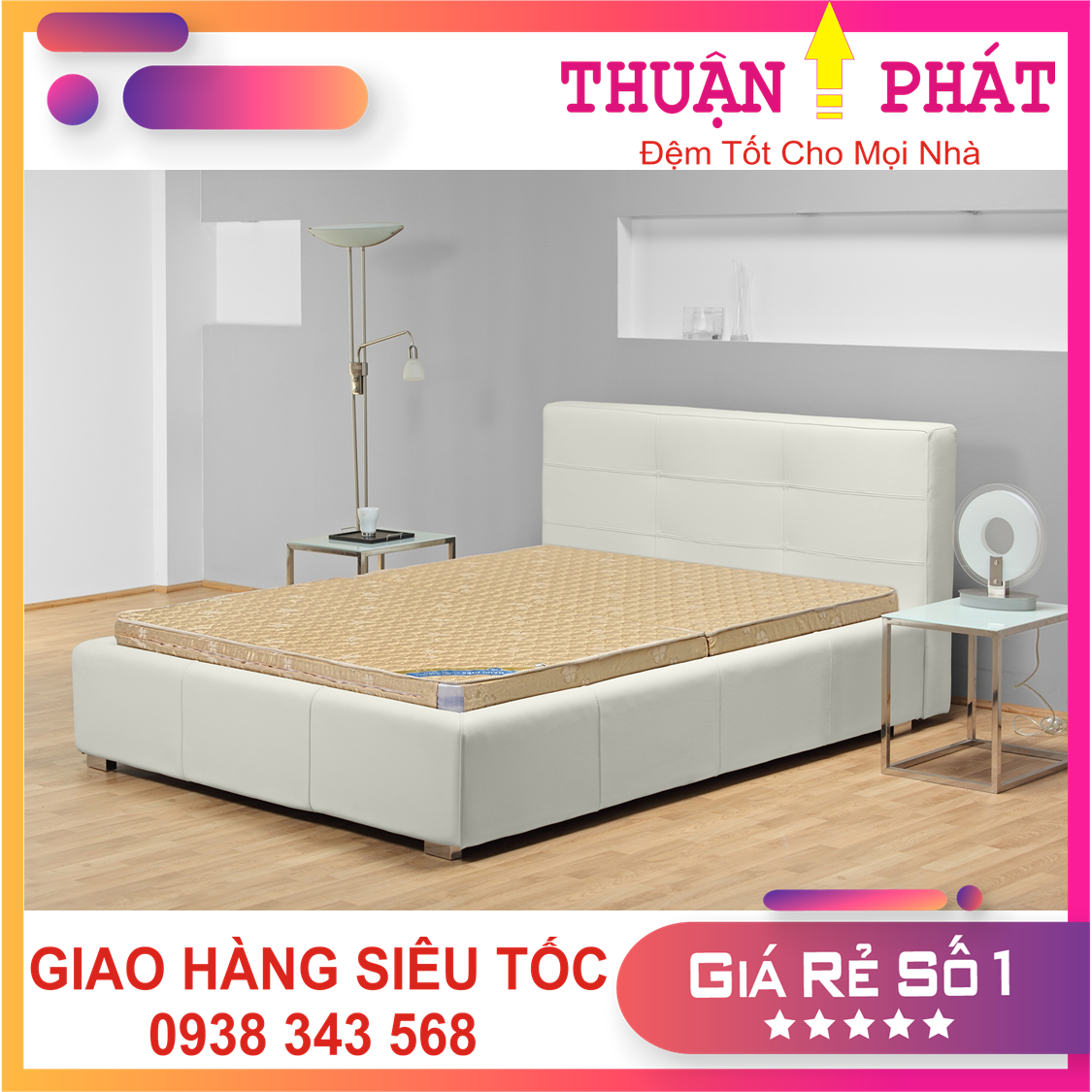 Đệm bông ép Hanvico nano kháng khuẩn - Chính hãng 100%