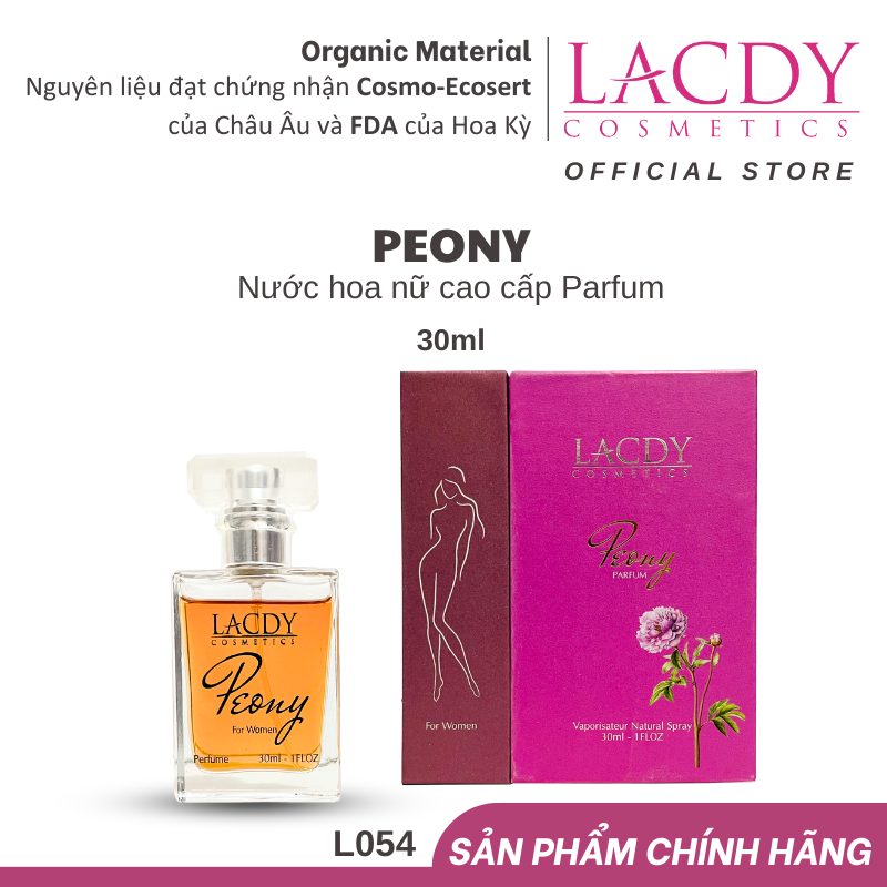 Nước hoa nữ hương Hoa Mẫu Đơn PEONY L054 (30ml)