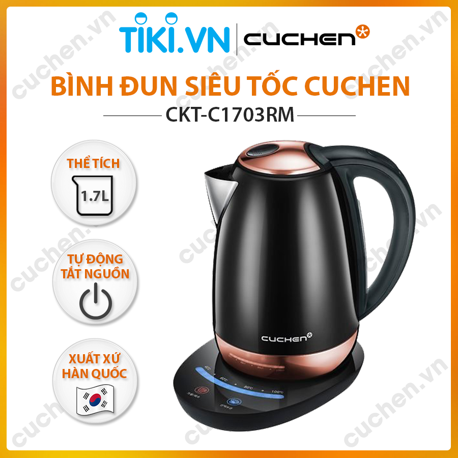 Bình đun siêu tốc Cuchen CKT-C1703RM (Nhập khẩu chính hãng)