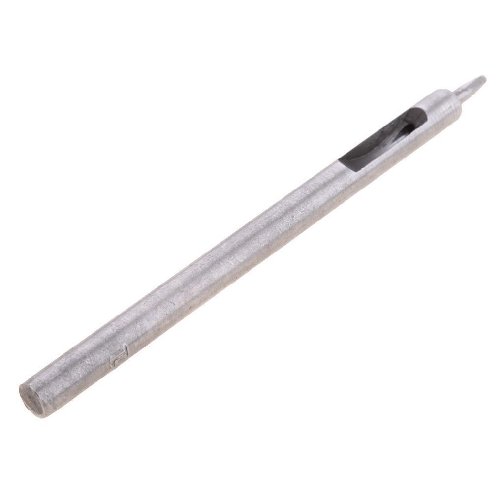 2X Craft Tool Round Hole Drive Punch for Leather Belt Watch Band Gasket 1.0mm