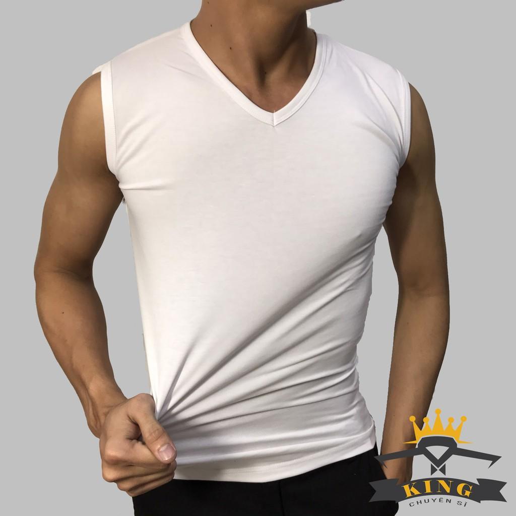 Áo ba lỗ sát nách nam KING khoác 3 lỗ tanktop co giãn tốt đẹp 