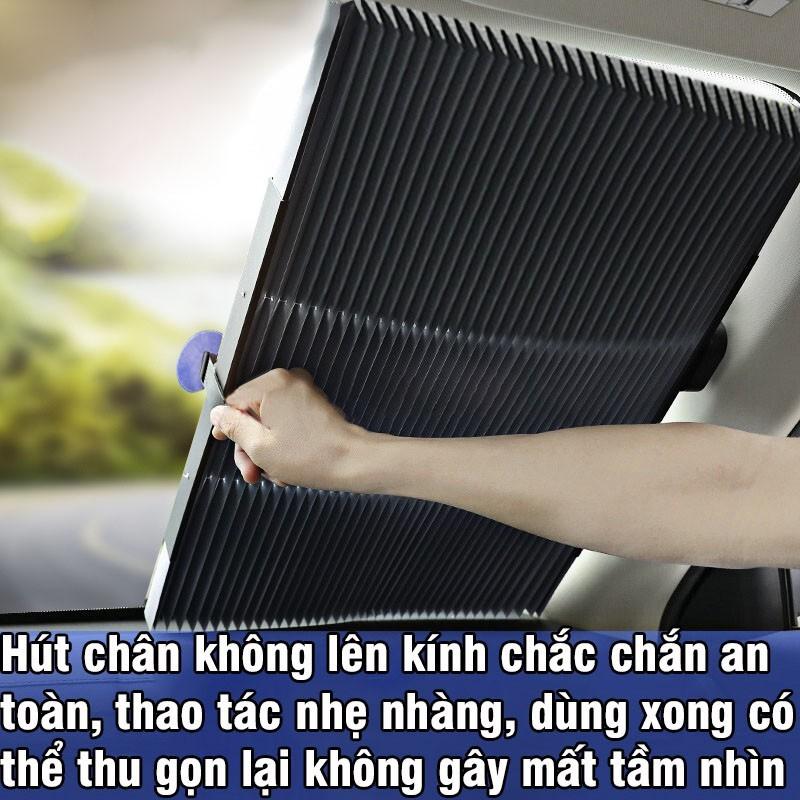 Rèm Che Nắng Ô Tô, Xe Hơi, Rèm Chắn Nắng Kính Lái Ô Tô, Cách Nhiệt Hiệu Quả - LẮP ĐẶT ĐƠN GIẢN, CỰC TIỆN LỢI